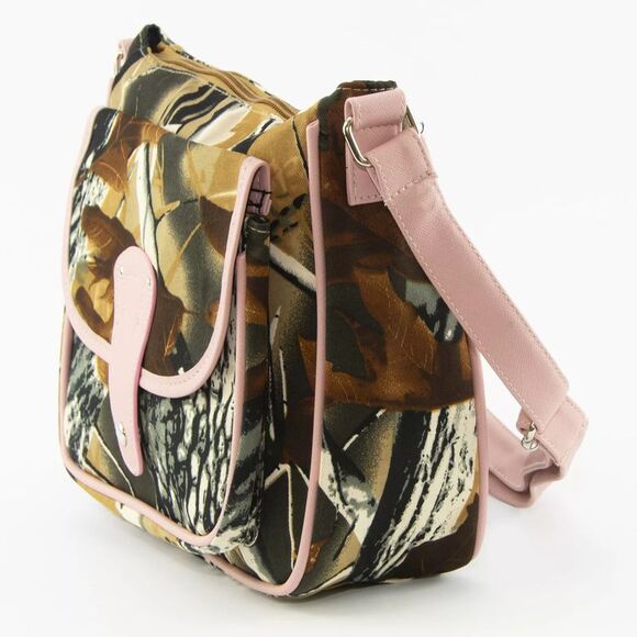 Woodland Creek Pink and Camouflage Crossbody Handbag - Picture 4 of 8